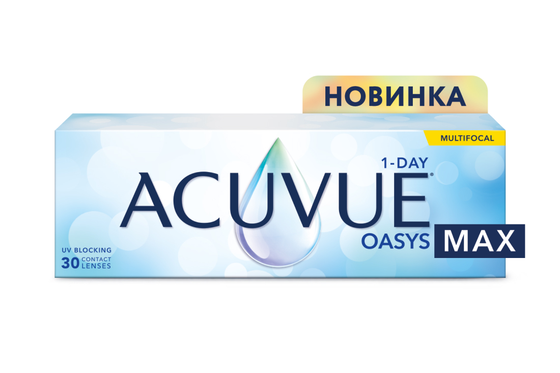 Линзы ACUVUE OASYS 1 Day - 1-Day Acuvue Oasys Max Multifocal (30 линз)